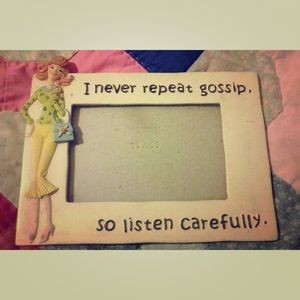 Hallmark Ceramic Picture Frame Photo Girls Womens